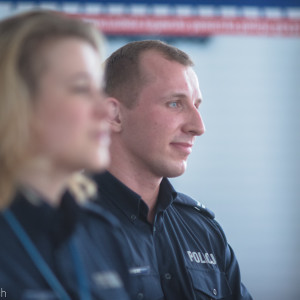 Bartosz Wiese oficer prasowy KPP Tuchola-2
