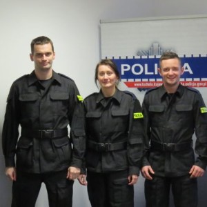 Nowi policjanci w KPP Tuchola (fot. KPP Tuchola) 01.2018 2