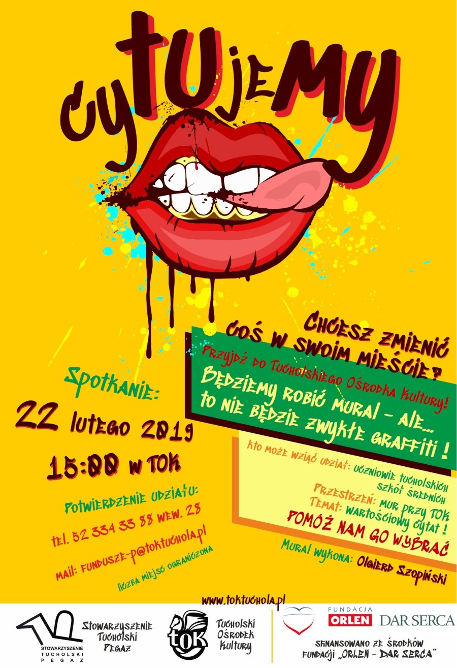 cyTUjeMY w Tucholi plakat 02.2019