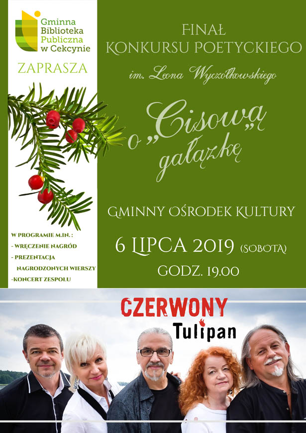 O cisową gałązkę plakat 2019
