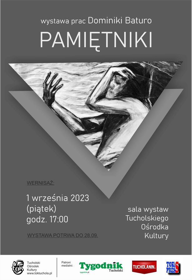 Plakat_wystawy_Pamiętniki_Dominiki_Baturo