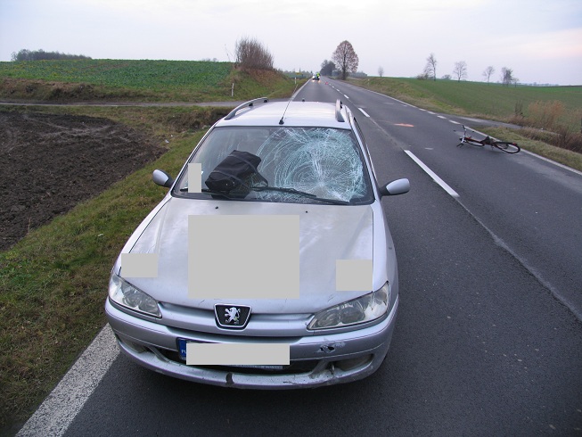 Peugeot potracił 76-letnią rowerzystkę