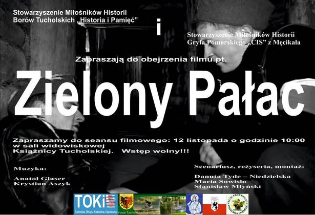 Projekcja niezwykłego filmu „Zielony Pałac” w Książnicy