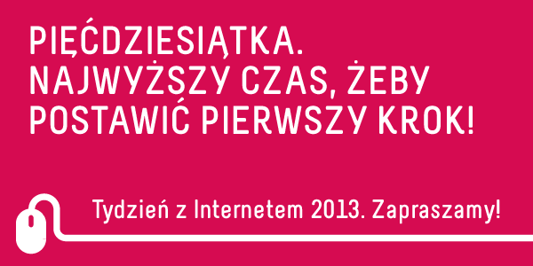 Tydzień z Internetem 2013 dla seniorów w bibliotece