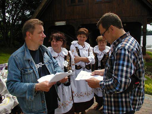 Orłoś kręci swój program w Cekcynie