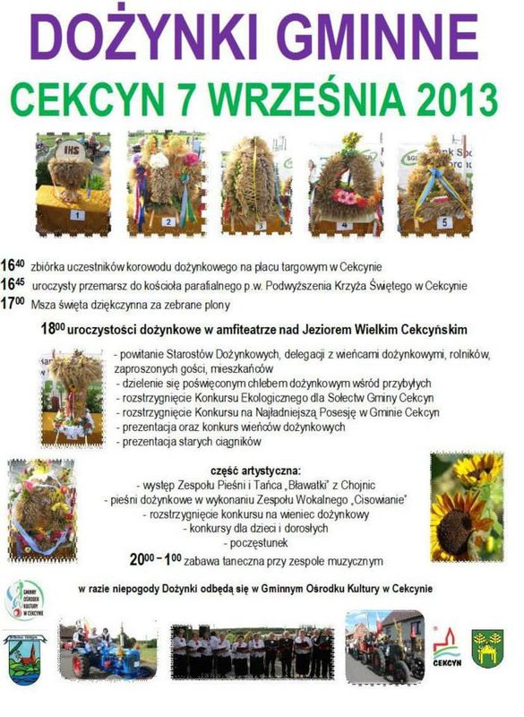 Dożynki w Cekcynie