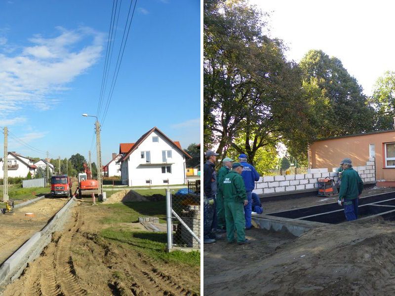 Przebudowa WDK oraz budowa dróg osiedlowych w Kęsowie