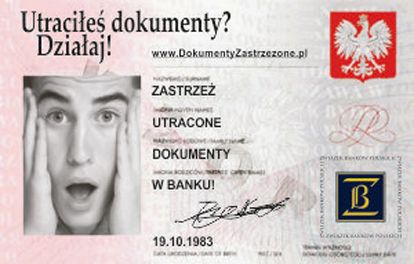 Ukradli ci dowód – zgłoś to w banku!