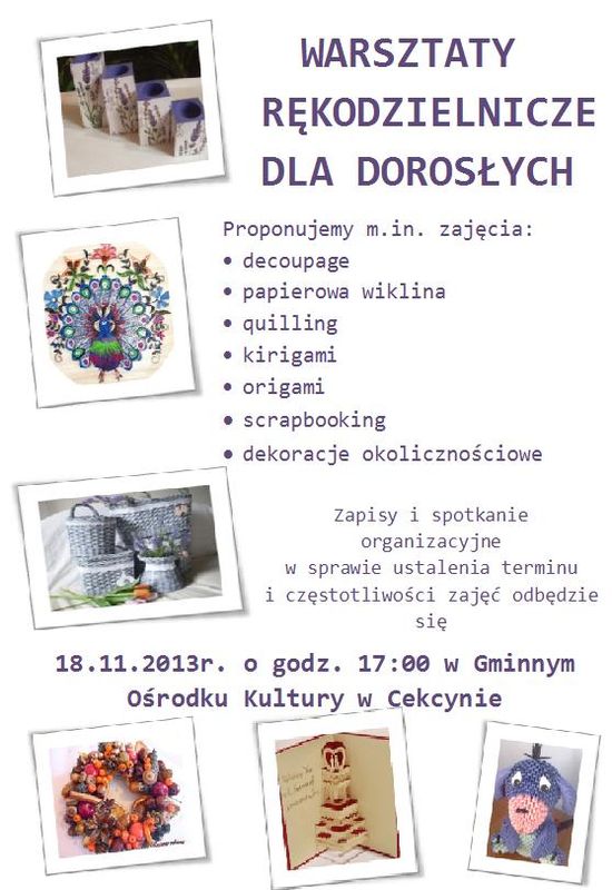 Sposób na wypełnienie wolnego czasu