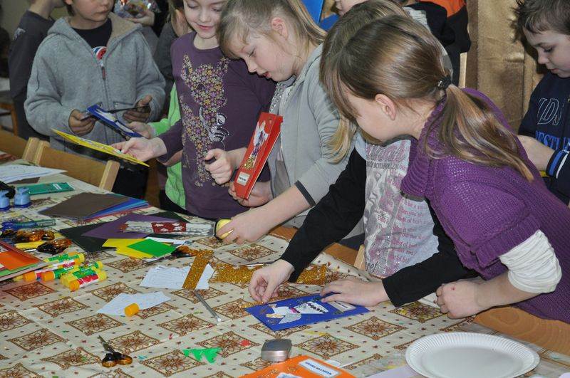 Świąteczne kartki w Muzeum Borów Tucholskich