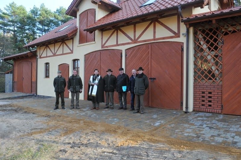 Nowy budynek leśnictwie Różanek