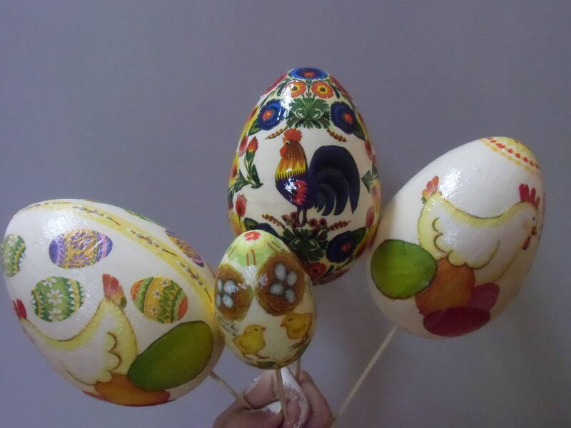 Decoupage na Wielkanoc