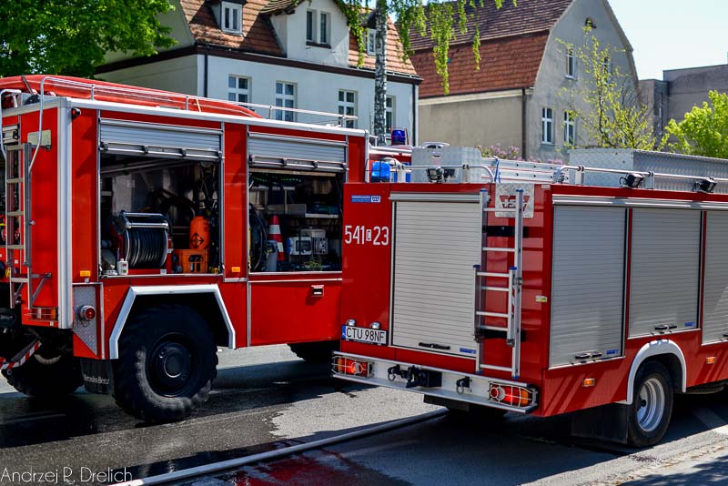 Dwa pożary i uwięziona sarna