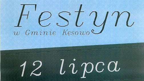 Zaproszenie na festyn w Kęsowie