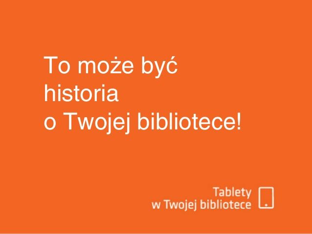 Tablety dla biblioteki