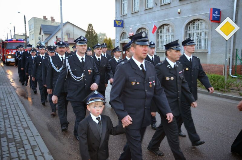Przemarsz strażacki z okazji dnia Św. Floriana