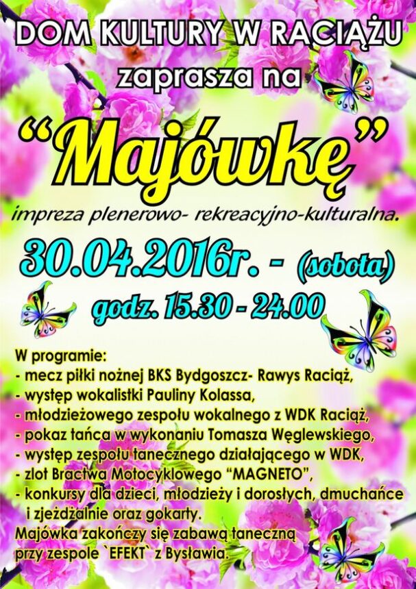 Kino 7D na Majówce w Raciążu