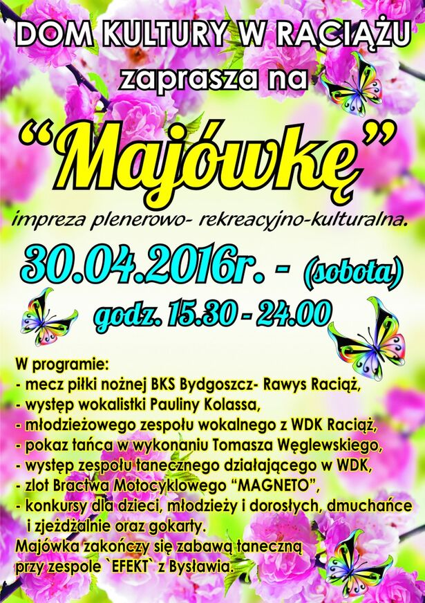 Kino 7D na Majówce w Raciążu