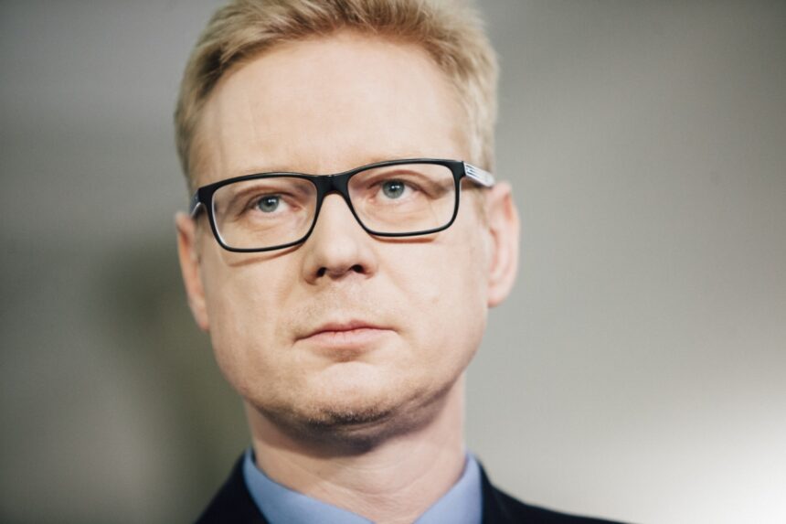 Poseł .Nowoczesnej Michał Stasiński w Tucholi