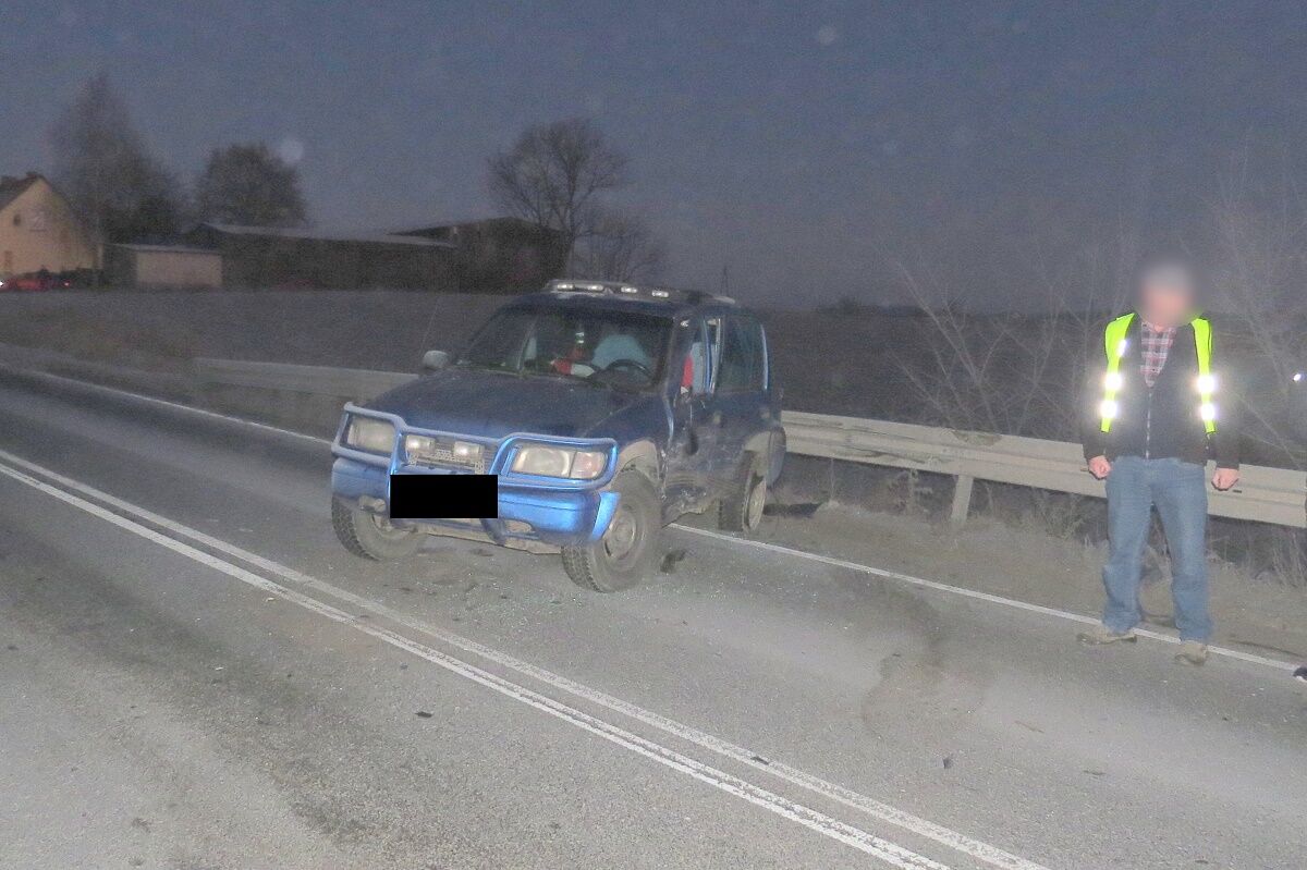 Kolizja w Żalnie