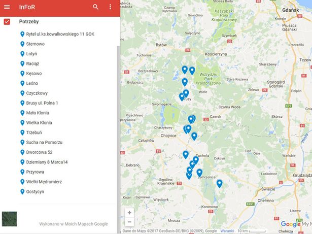Powstała mapa potrzeb