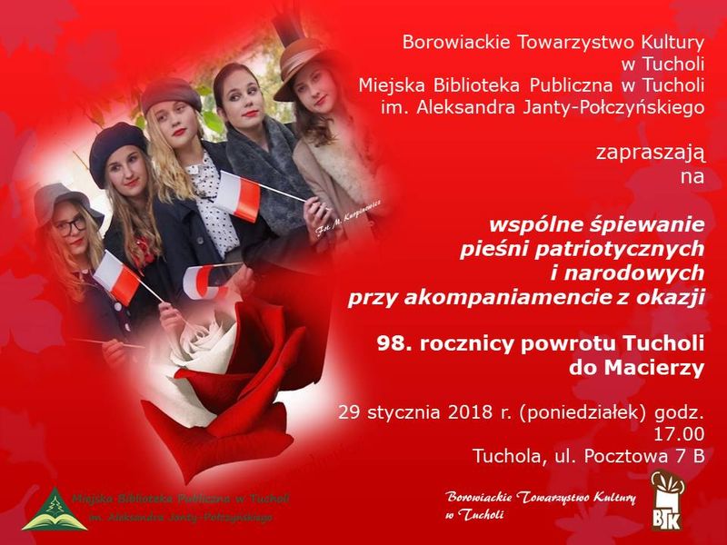 Patriotyczne pieśni na rocznicę wyzwolenia Tucholi