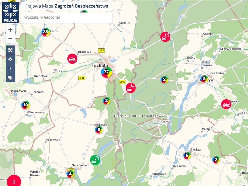 Korzystając z Krajowej Mapy Zagrożeń Bezpieczeństwa możesz uratować ludzkie życie
