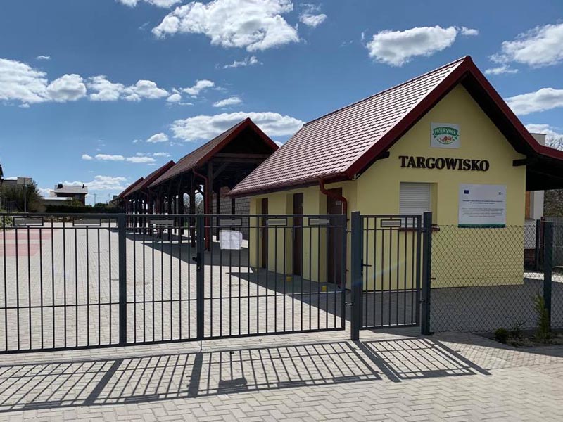 Targowisko gminne „Mój rynek” w Lubiewie ponownie otwarte