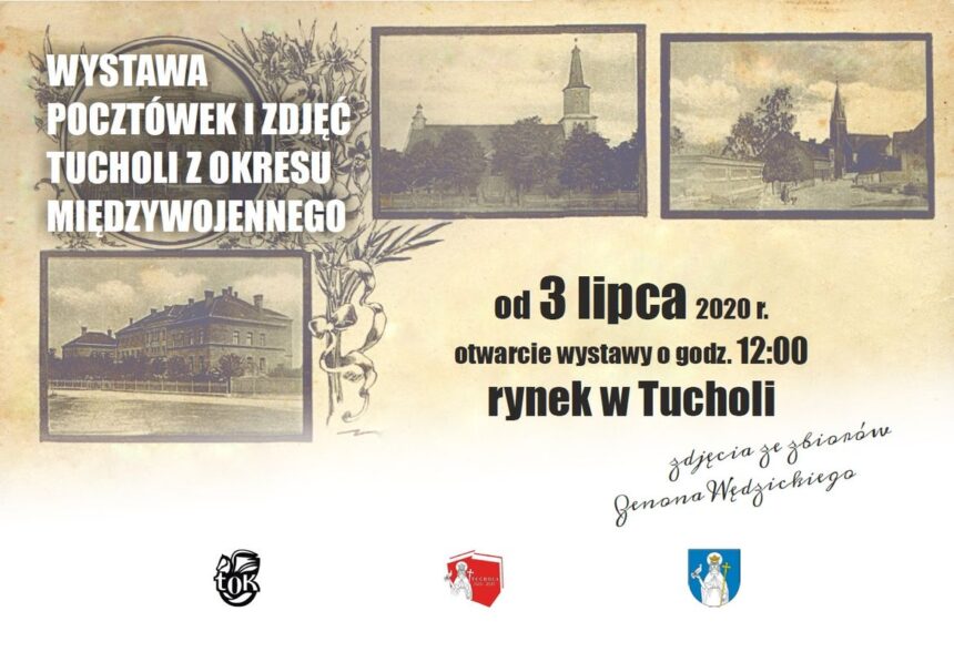 Wystawa na tucholskim rynku – pocztówki z okresu międzywojennego