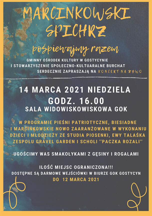 Marcinkowski spichrz – koncert w Gostycynie