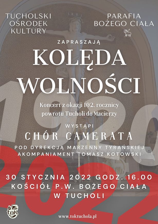 Kolęda wolności – koncert w rocznicę powrotu Tucholi do macierzy