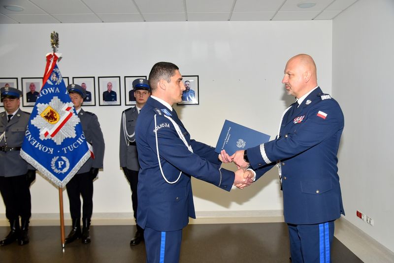 Zmiana na stanowisku Komendanta Powiatowego Policji w Tucholi oraz jego Zastępcy