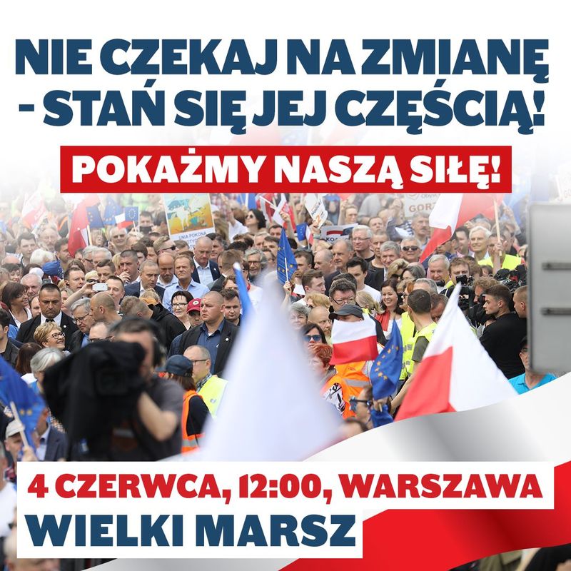 Marsz w Dzień Wolności i Praw Obywatelskich