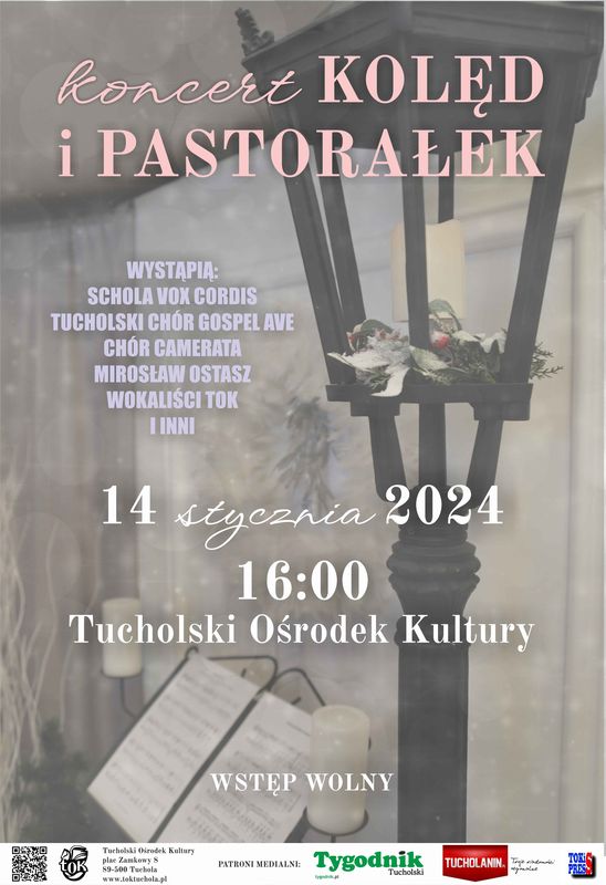 Koncert kolęd i pastorałek – zaproszenie