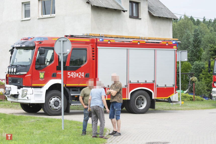 Spadł pracując na rusztowaniu