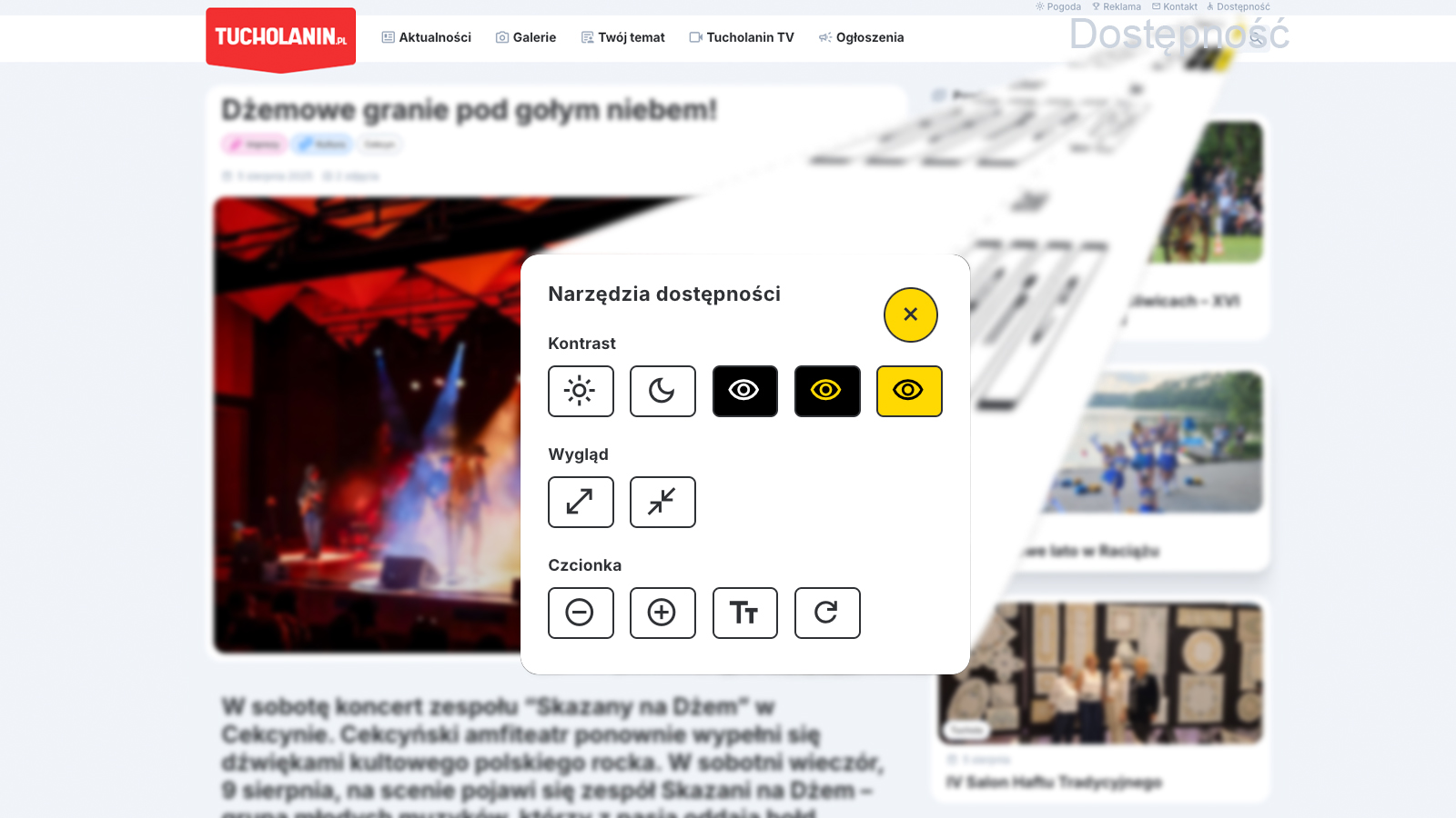 Portal dostępny dla wszystkich