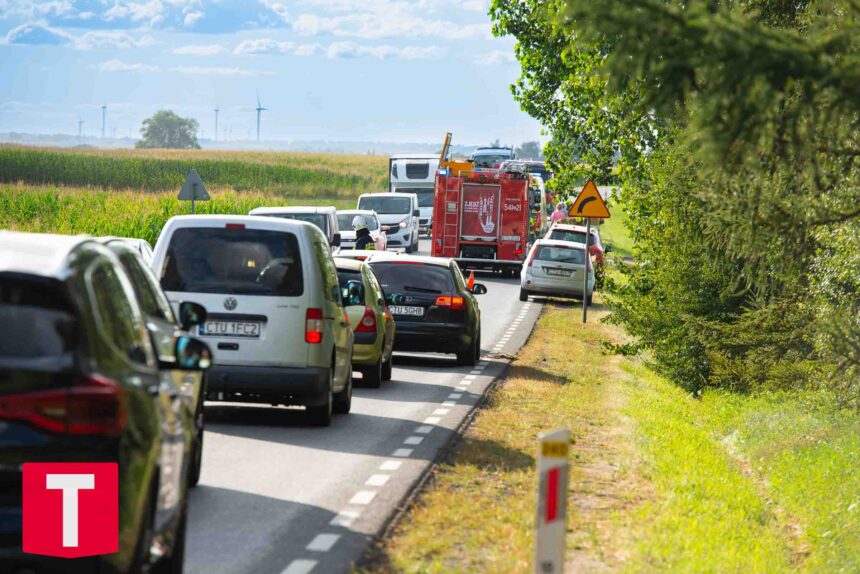 Wyprzedzanie powodem kolizji? (ZDJĘCIA) (AKTUALIZACJA)