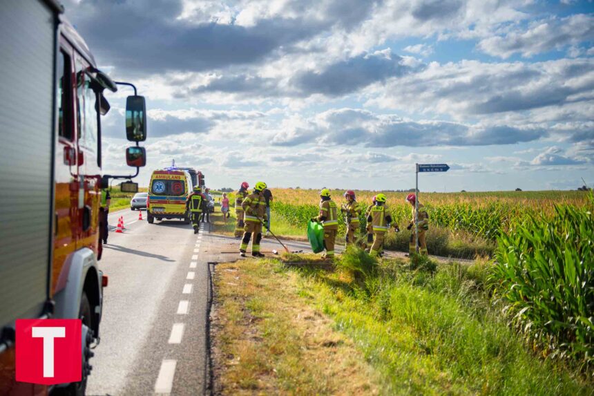 Wyprzedzanie powodem kolizji? (ZDJĘCIA) (AKTUALIZACJA)
