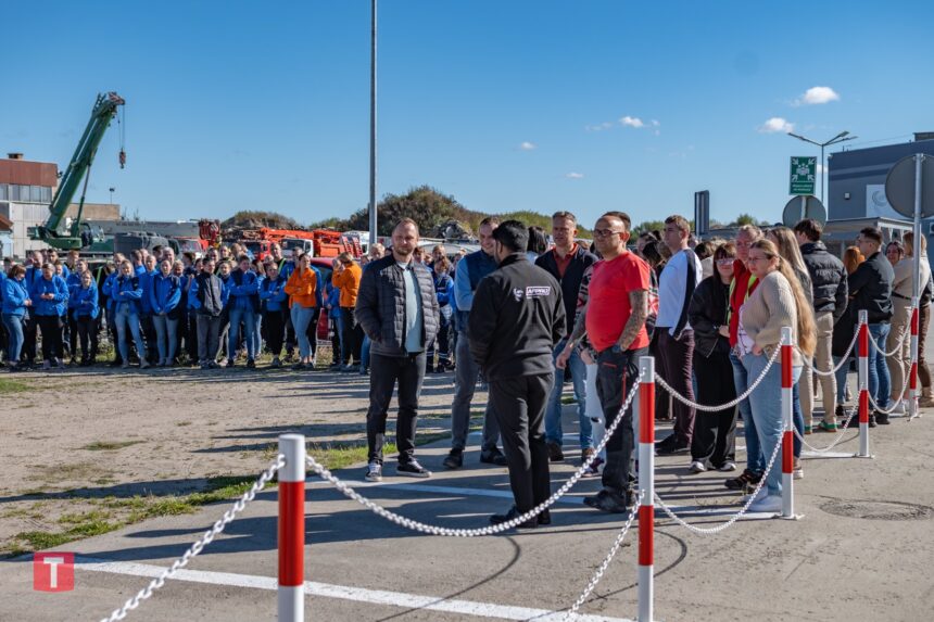Ćwiczenia ewakuacyjne i pokaz gaśniczy w firmie Afpro Filters w Tucholi