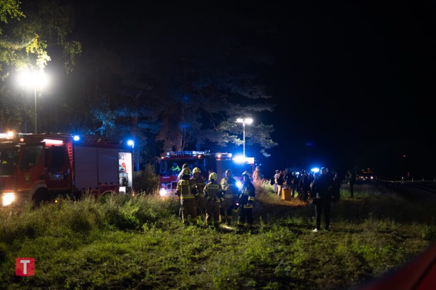 Awaria szynobusu na trasie Bydgoszcz–Tuchola. Ewakuacja pasażerów pod Błądzimiem