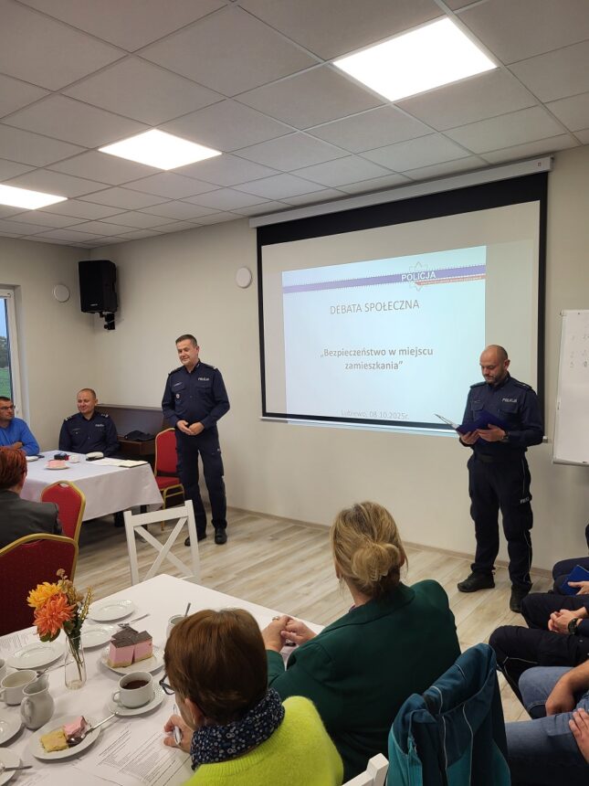 Debata społeczna pod hasłem „Bezpieczeństwo w miejscu zamieszkania”