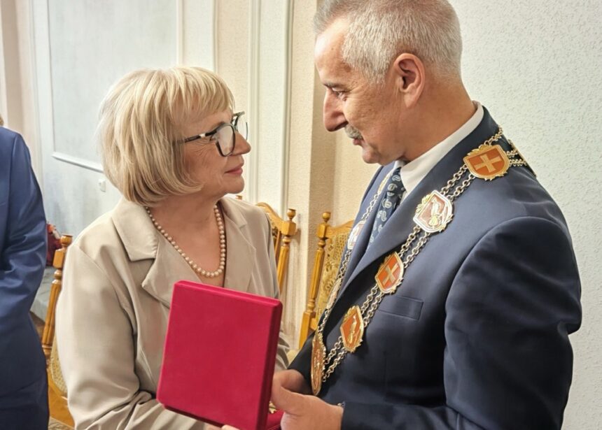 Mariola Gaca z tytułem Honorowego Obywatela Gminy Tuchola