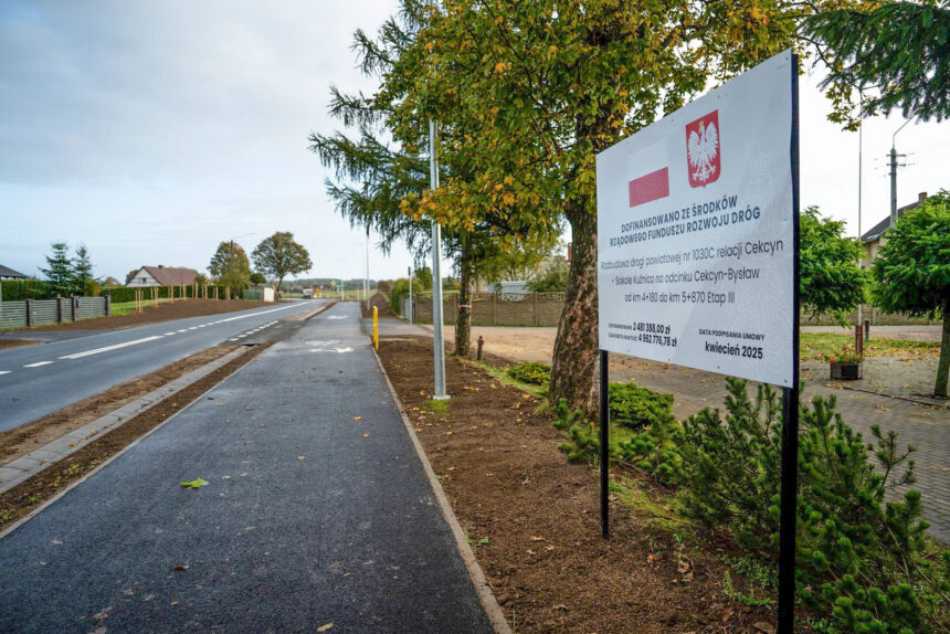 Powiat Tucholski zakończył ważną inwestycję drogową