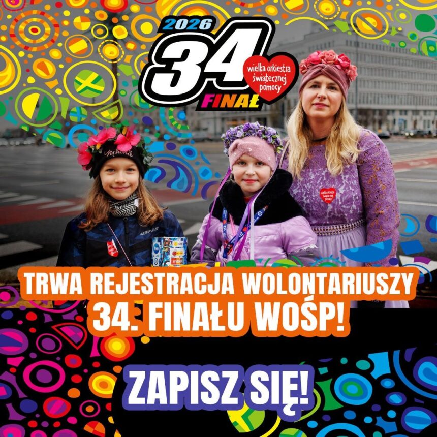 Tuchola ponownie zagra z WOŚP. Ruszyły przygotowania do 34. Finału!