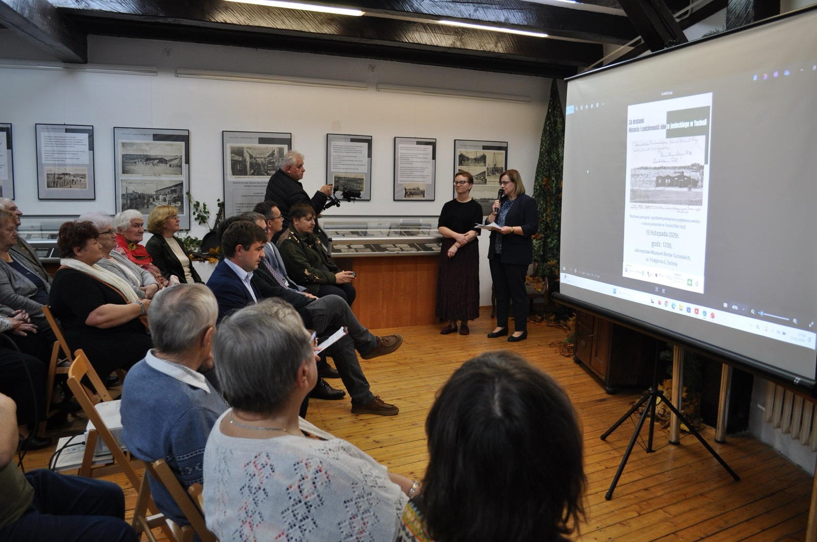 O historii obozu jenieckiego w tucholskim muzeum