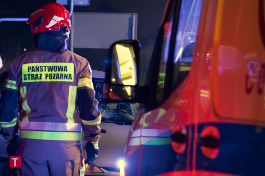 Potrącenie nastolatka na przejściu dla pieszych w Tucholi