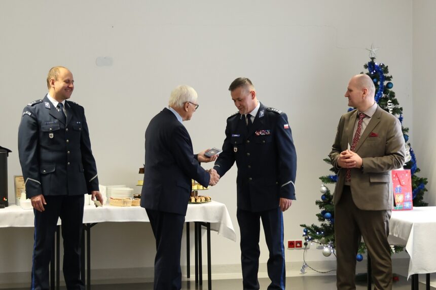 Wigilijne spotkanie w Komendzie Powiatowej Policji w Tucholi