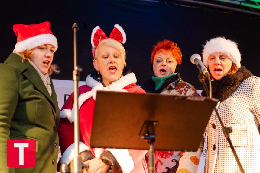 Świąteczne karaoke na tucholskim rynku (ZDJĘCIA)
