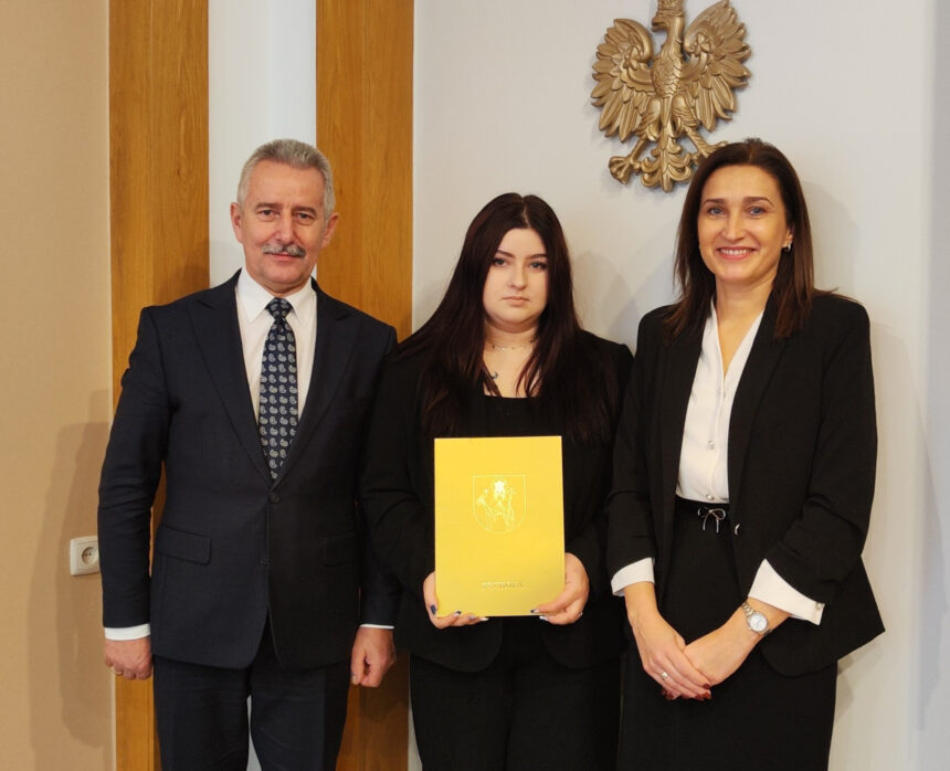 Młodzi mieszkańcy gminy Tuchola z Nagrodą Burmistrza