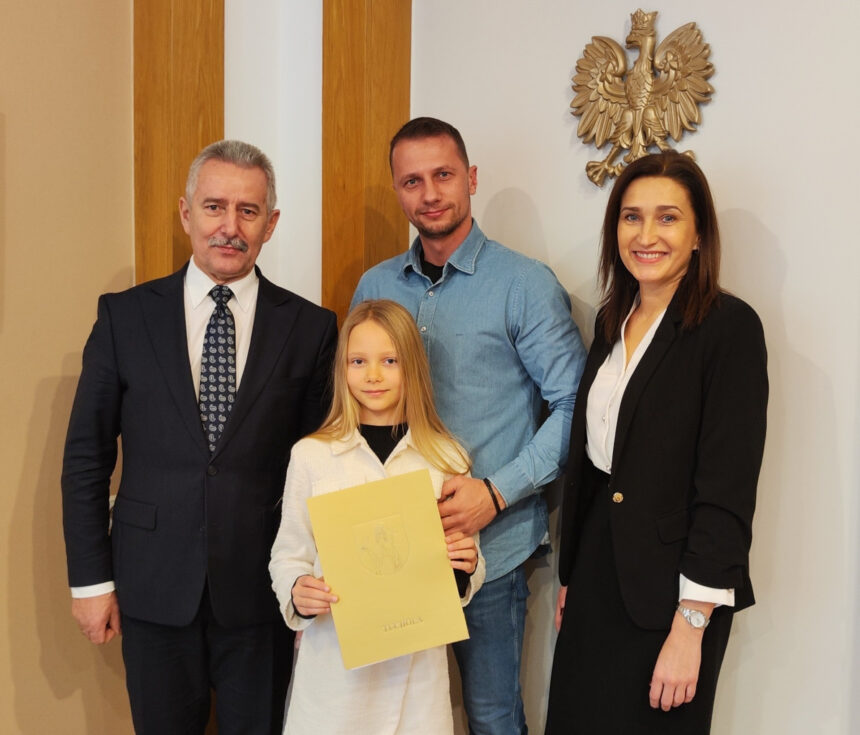 Młodzi mieszkańcy gminy Tuchola z Nagrodą Burmistrza